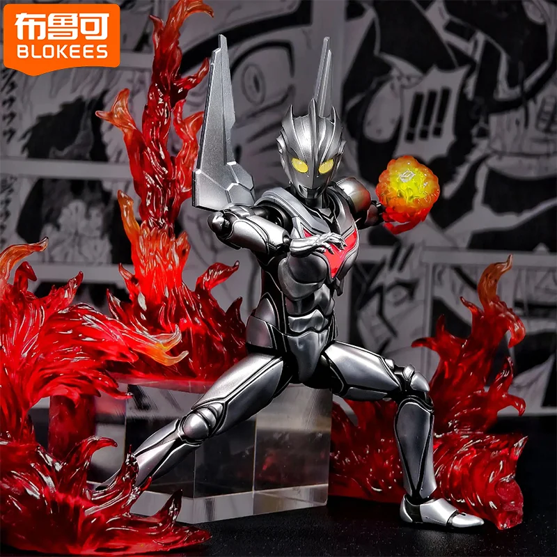 

В наличии оригинальные фигурки Blokees Ultraman Noa, сборная игрушка, модель, комплект Legend Edition, коллекция орнаментов, подарки для детей