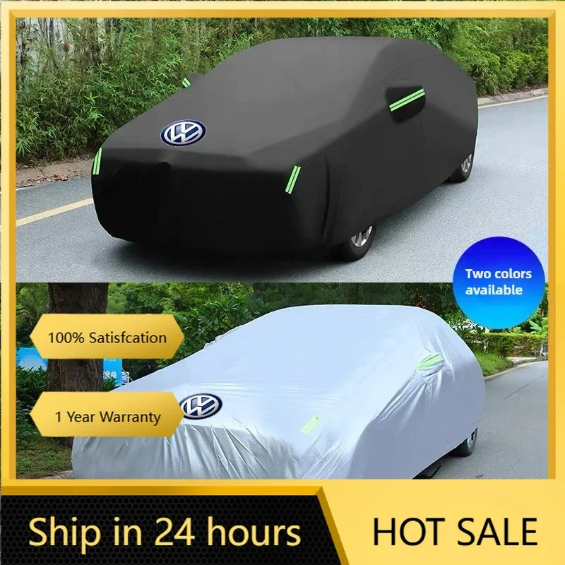 

Крышки ступиц VW Полный автомобильный чехол для Volkswagen Passat B6 B7 B8 Golf CC Открытый снег Защитный солнцезащитный козырек Пылезащитный водонепроницаемый Оксфорд