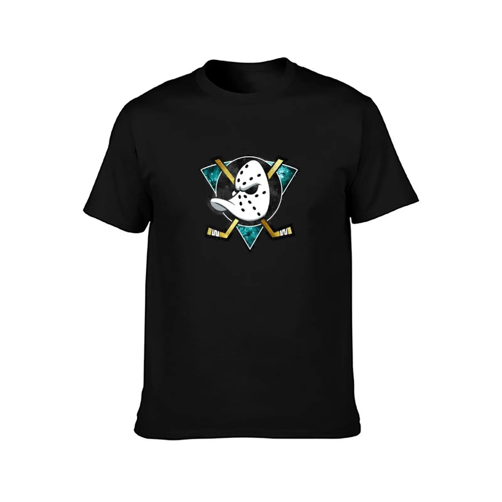 Mighty Ducks of Anaheim Galaxy Logo T-Shirt vintage t shirts blanks funny t shirts men