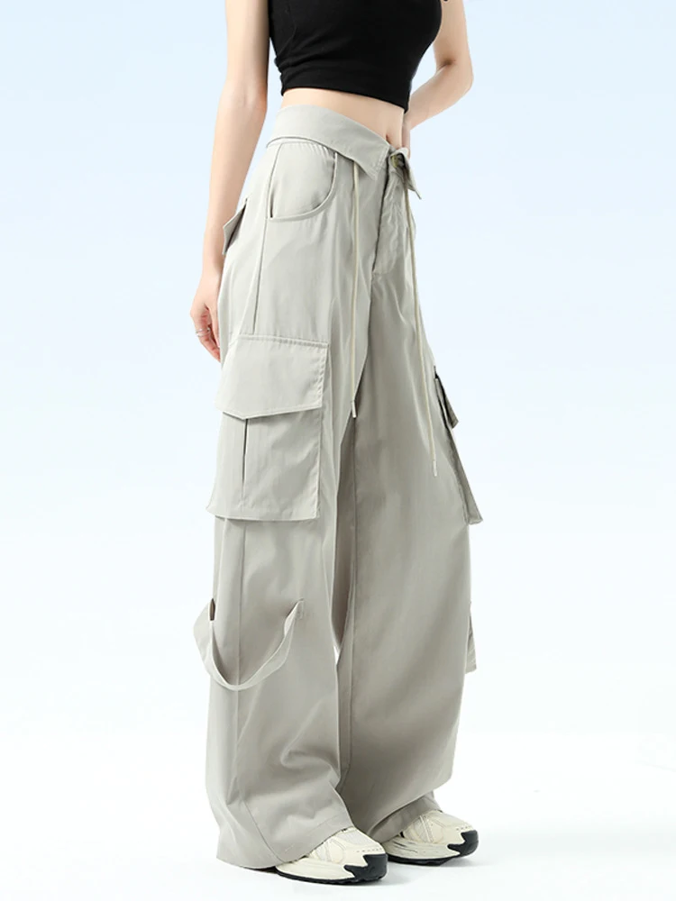 

Брюки-карго женские весенние из полиэстера Highstreet плиссированные с художественным узором в народном этническом стиле школьная форма для студентов прекрасный ретро