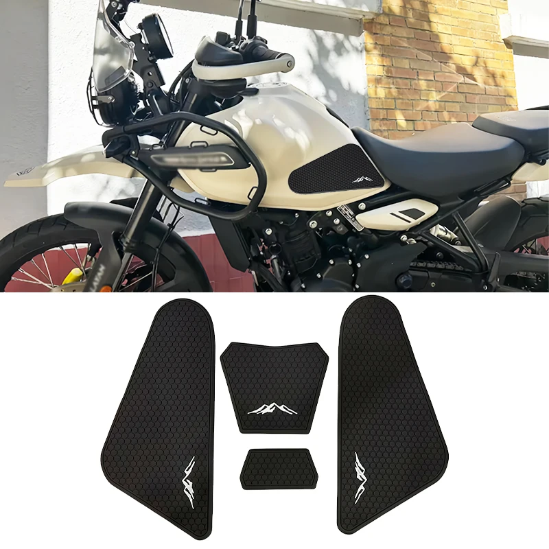Motorrad HIMALAYAN Rutschfeste Seitentank-Aufkleber Wasserdichte Gummi-Pads für Himalaya 450 HIMALAYAN450 2024 2025 2026