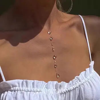 8 best sales أقراط متدلية مرصعة بأحجار الراين - №4