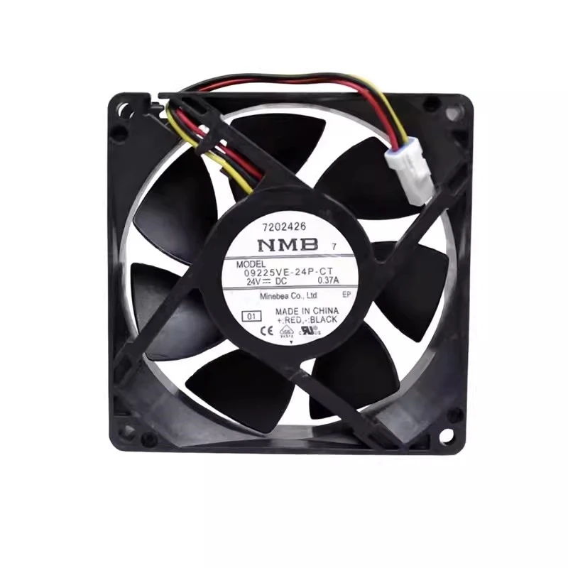 

Новый оригинальный охлаждающий вентилятор 09225VE-24P-CT DC 24V 0.37A 9CM 9025 с 3-мя проводами для инвертора