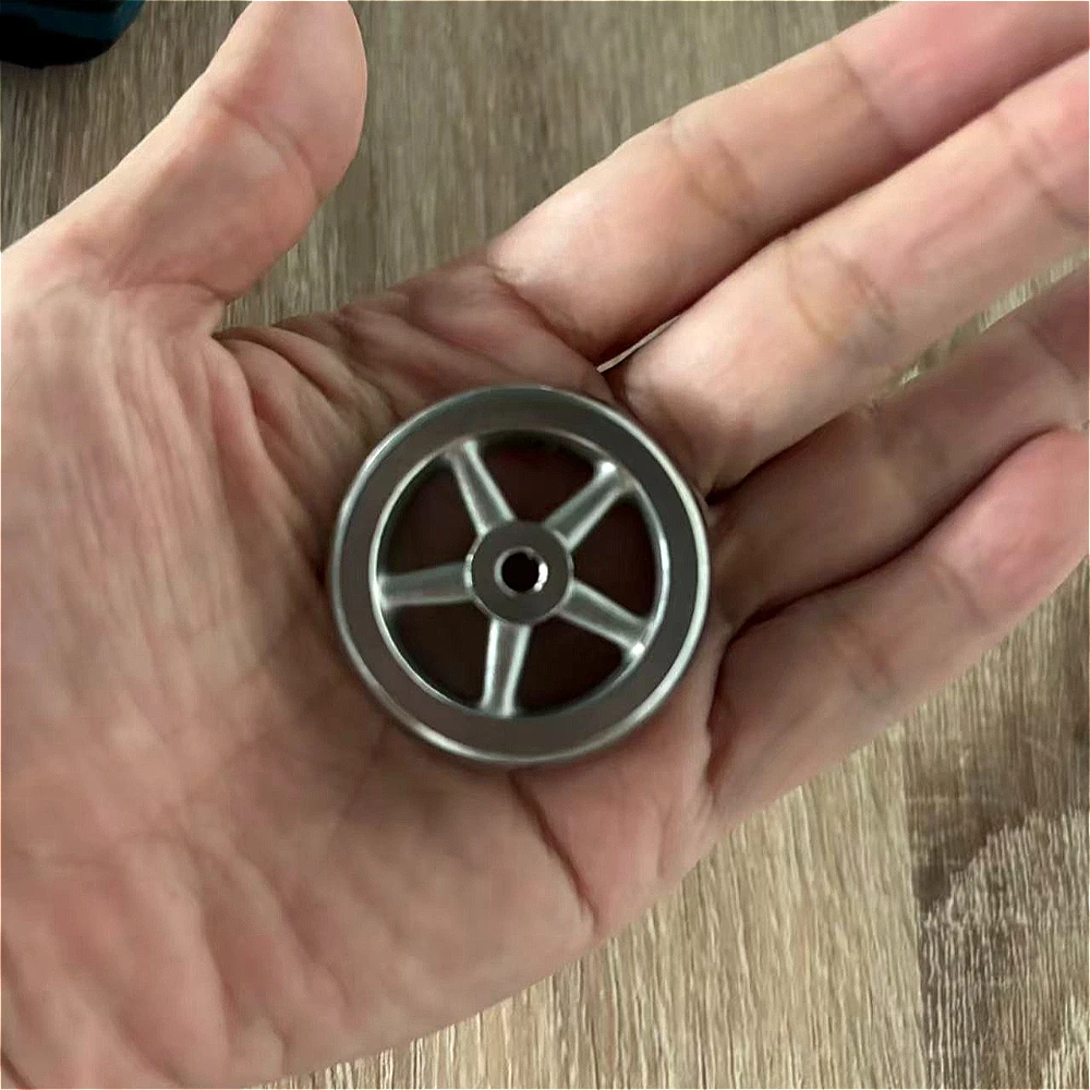 محرك بخاري ستيرلينغ دولاب الموازنة نموذج محرك دولاب الموازنة المعدني الملحقات جيروسكوب دولاب الموازنة عجلة الجمود عجلة موازنة #3