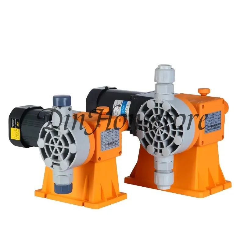 Metering pumps, mechanical diaphragm pumps, various models, materials, corrosion resistance