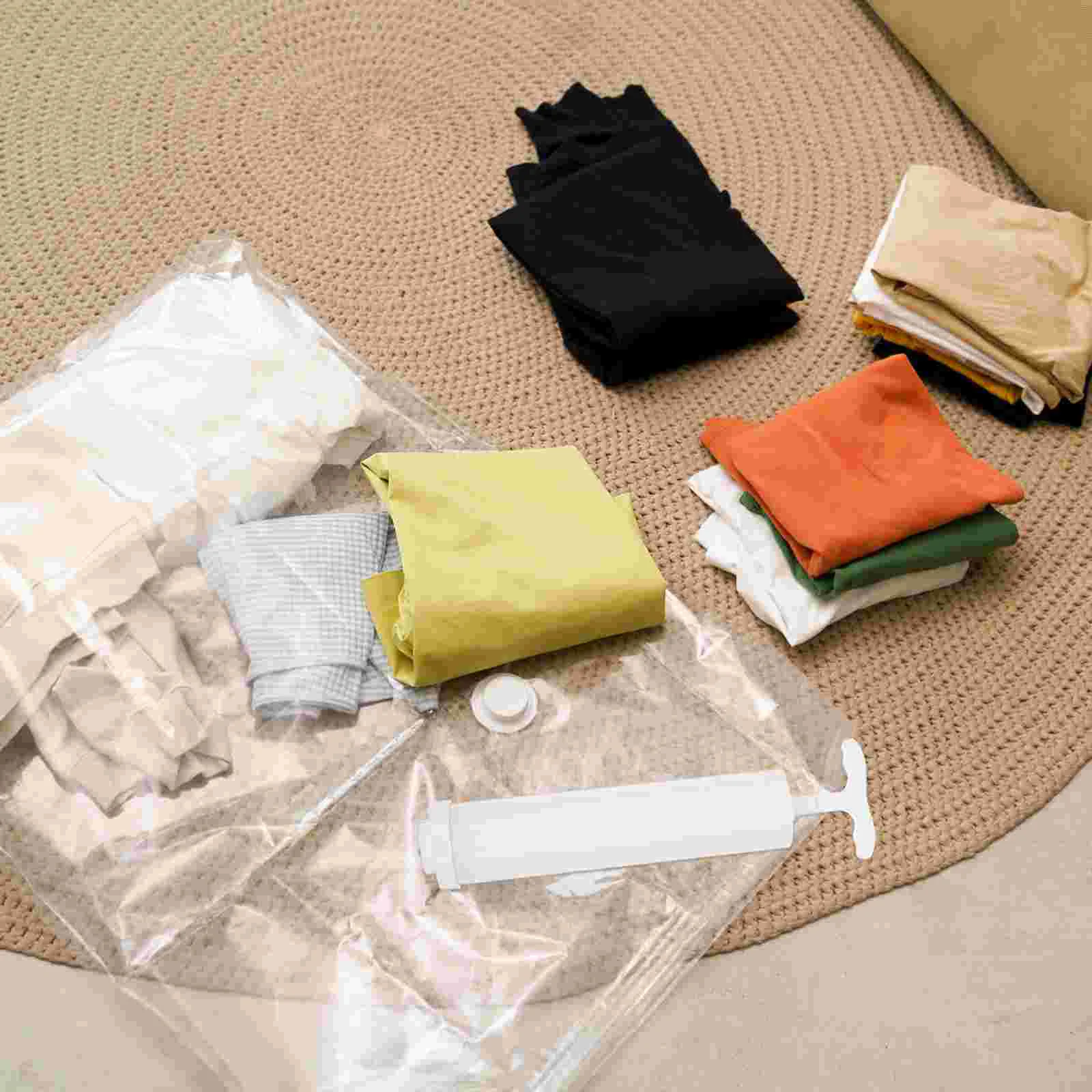 Bomba de bolsa de compresión Manual para bolsas de vacío, sellador de mano comprimido, ropa portátil sellada