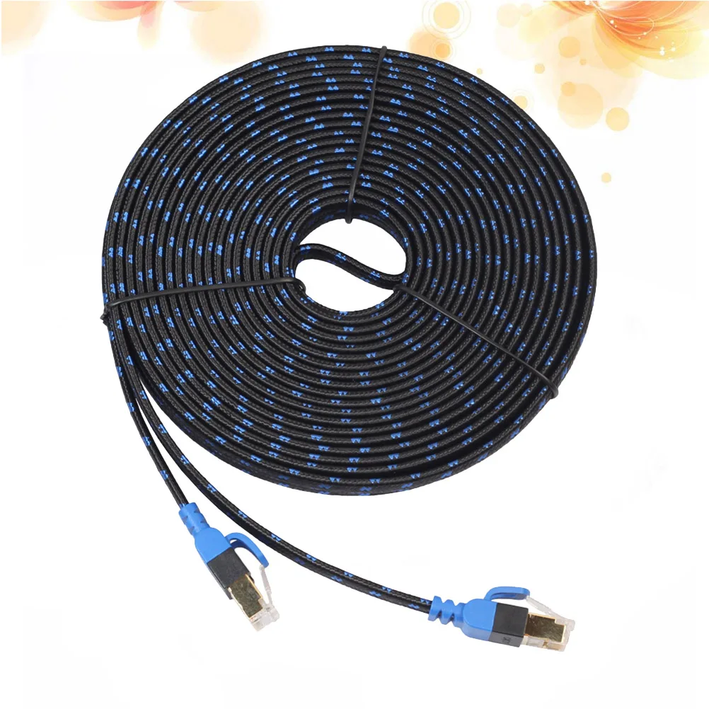 

10 Meters Double Shielded Cat7 Ethernet Cable Bare Copper Conductors 10Gbps High Speed LAN Network Cable for Router NAS