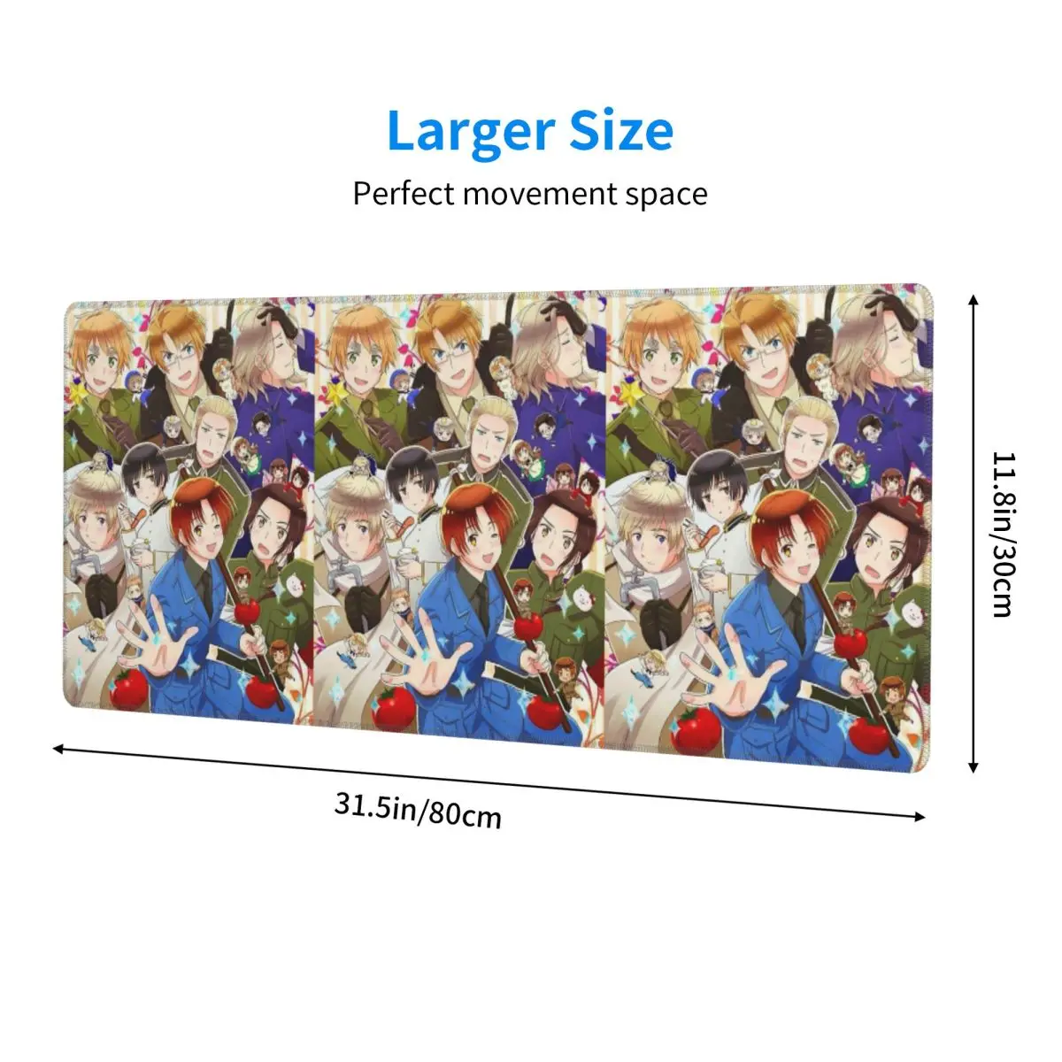 Large Mouse Pad Hetalia Group World Stars Gamer PC Laptop Mats Keyboard Carpet Computer Gaming Office Accessories Desk Mat