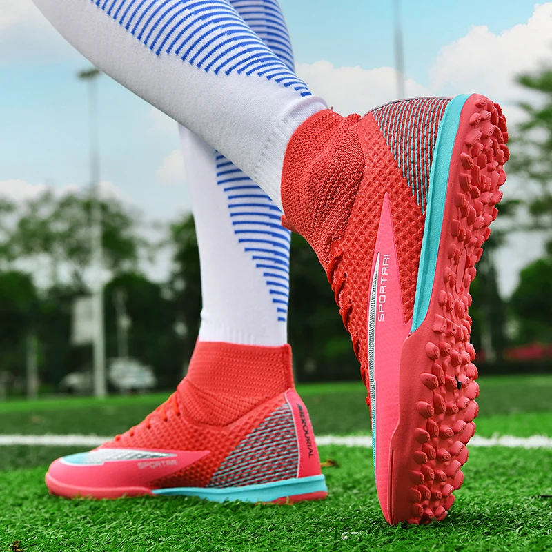 

Мужские футбольные бутсы TF, удобные кроссовки для тренировок в помещении, высококачественные мужские футбольные кроссовки, нескользящие спортивные футбольные бутсы для матчей