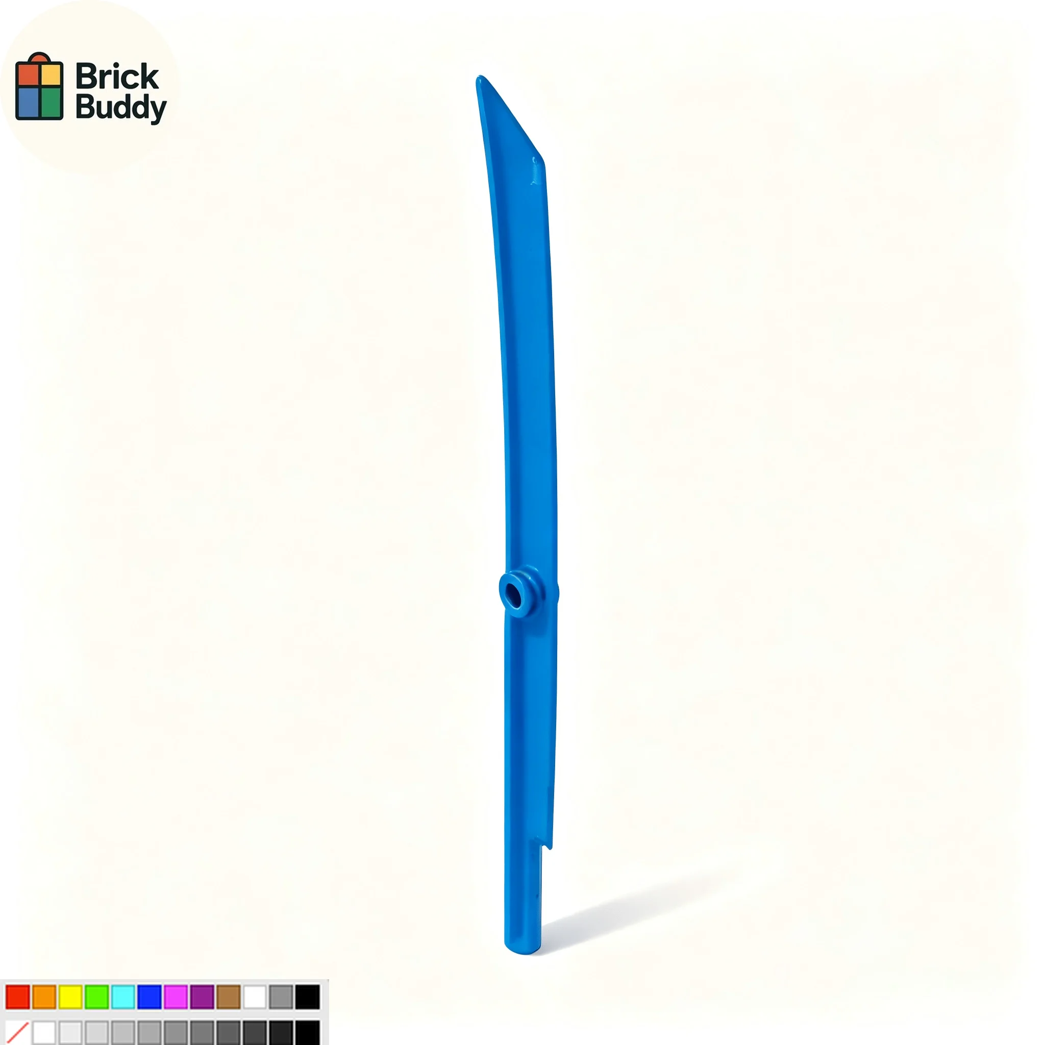 [10 Pcs] MOC 98137 1x10 Propeller Fan Blade Long Knife