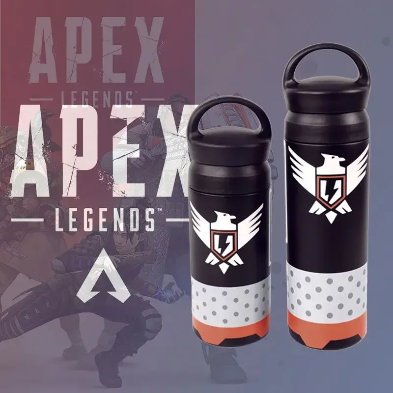 New Apex Legends Phoenix Kit Shield Battery Stainless Steel Water Bottle Keeps Liquids Hot or Cold Thermos Mug Birthday Gift Toy