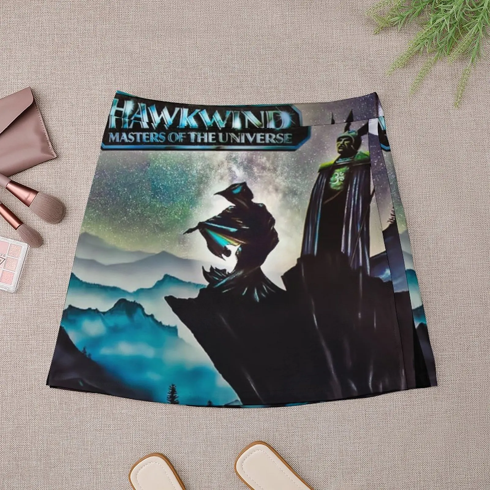 Hawkwind - Masters of The Universe Mini Saia Roupas femininas Roupas femininas