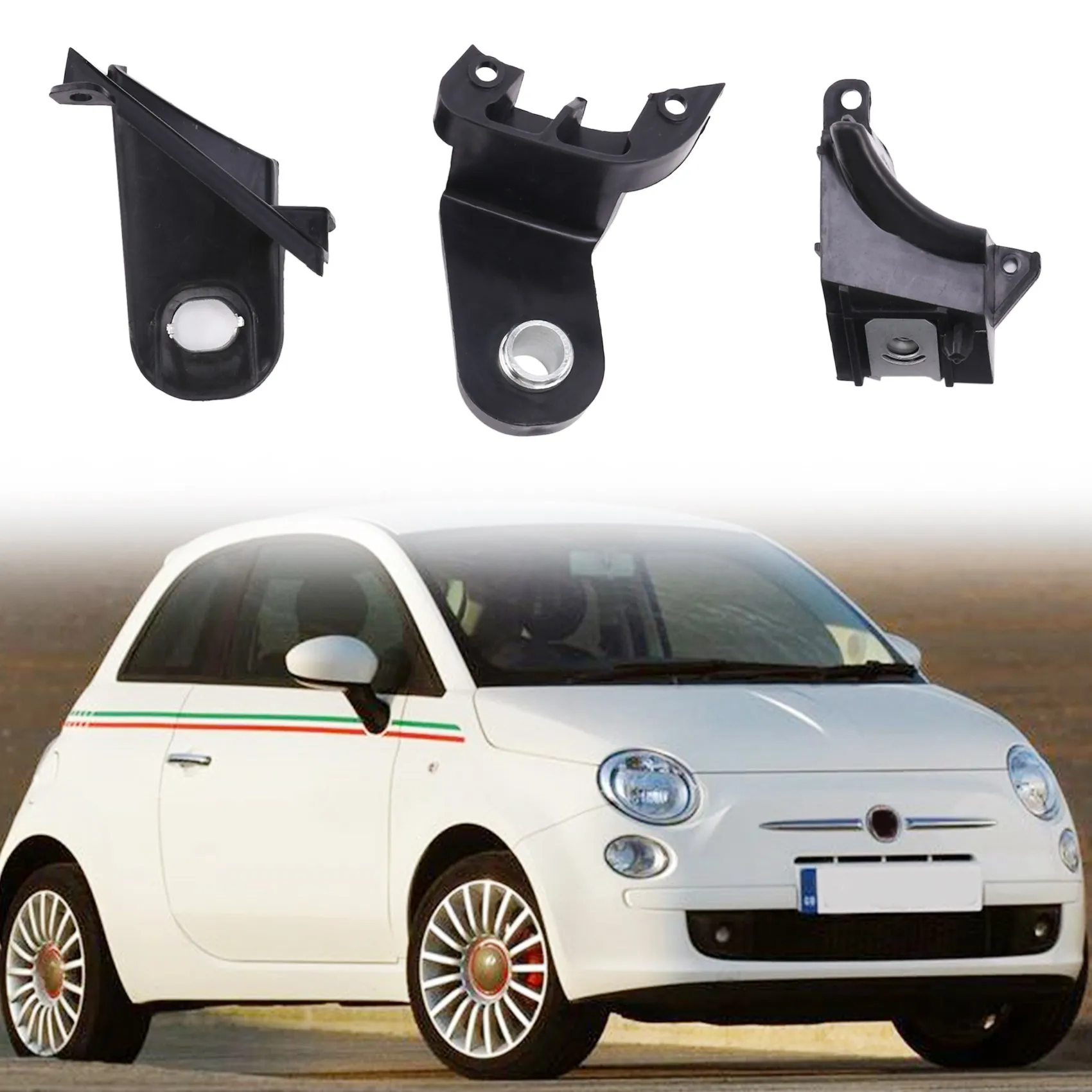 for Fiat 500 2008-2016 Left Headlight Head Light Lamp Bracket Repair Kit 51816682 Car