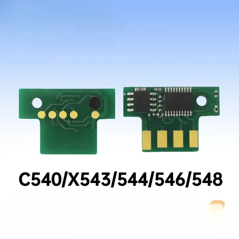 

C540 X543 Toner Chip for Lexmark C540dw C540n C543dn C544dn C546dtn X543dn X544dn X544n X546dtn X548 C544 Cartridge Chips Reset