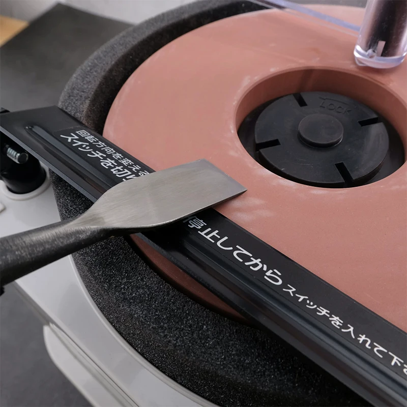 

STD-180E Electric Water-Cooled Knife Sharpener for Sharpening Kitchen Knives and Chisels, 1000-Grit Grinding Wheel