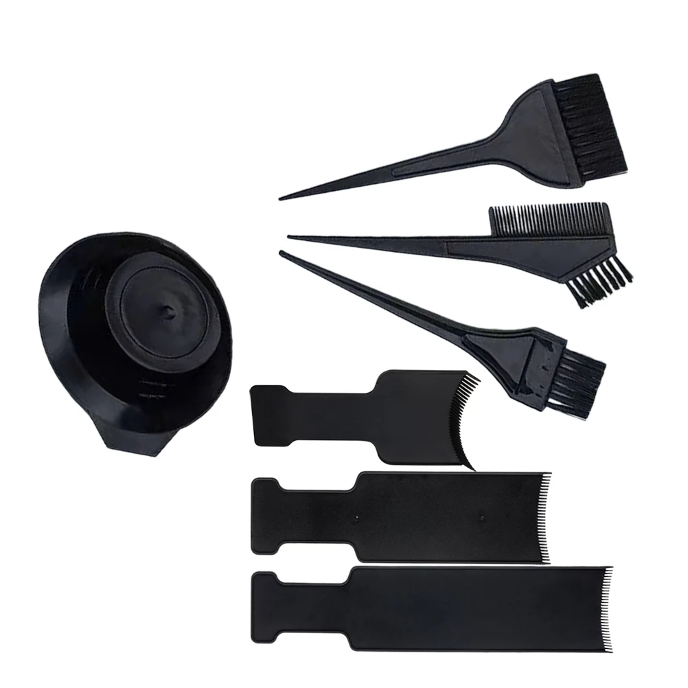 

7 шт., доска для окрашивания, парикмахерские тарелки, миски для окрашивания волос, защита кожи головы, быстрая краска для салона, парикмахерский набор для домашнего использования