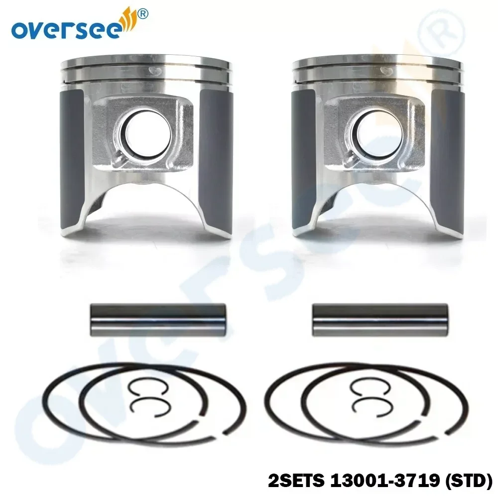 

Oversee 2pcs 13001-3719 Piston & RING Kit STD 47-207 For PWC KAWASAKI 750/1100 STX ZXI