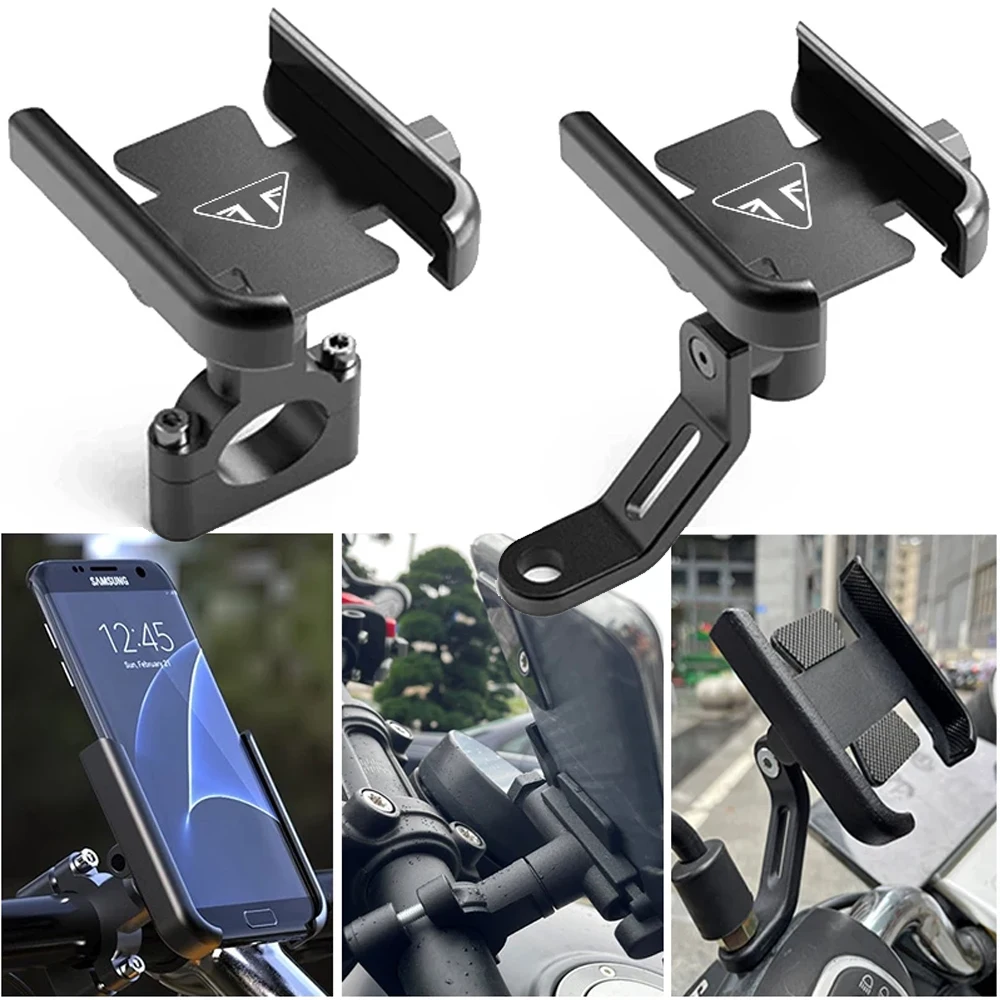 

For TRIUMPH SPEED FOUR 600 Speed Triple R RS S TWIN SPEEDMASTER Motorcycle CNC Accessories Mobile Phone Holder GPS Stand Bracket