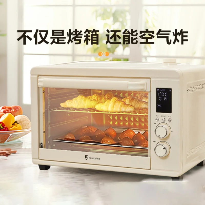 Oven Household New 220V 40L Large Capacity Enamel Liner Steam Oven 오븐  فرن كهربائي   hornos para panaderia