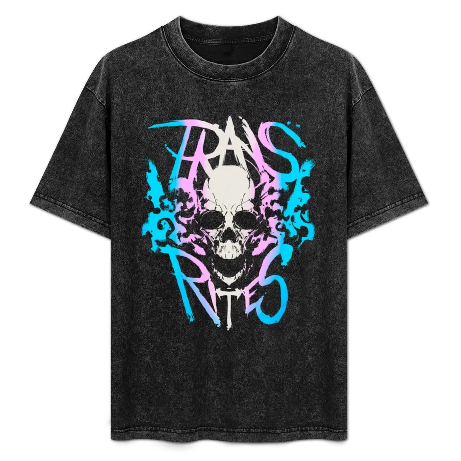 

Trans Rites T-Shirt Work Short Sleeve Cotton Top