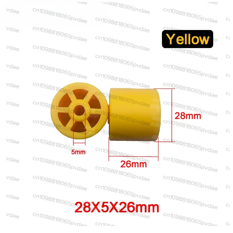 Tool Parts100pcs Plastic Roller Bracket Roller for Conveyor/supporting Wheel  for Conveyor Edgebanding Machine Parts  BKR008