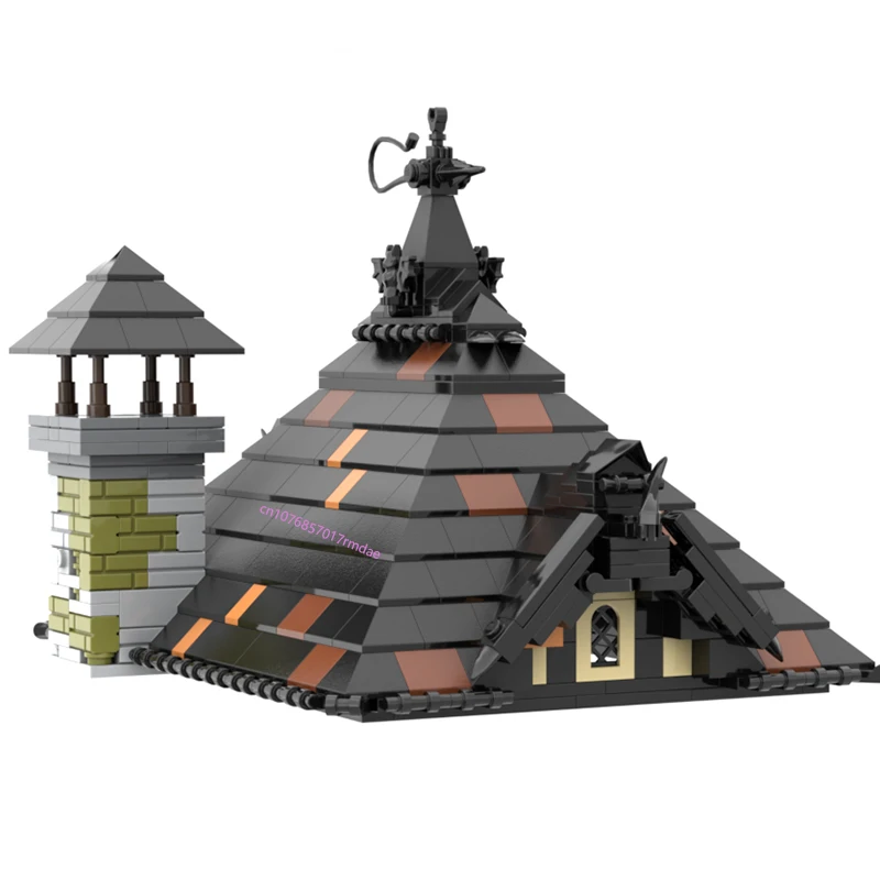 Nuevo 2199 Uds. MOC vista de calle europea edificio de cabaña Medieval DIY ideas creativas juguete Retro para niños regalo de cumpleaños bloques de construcción