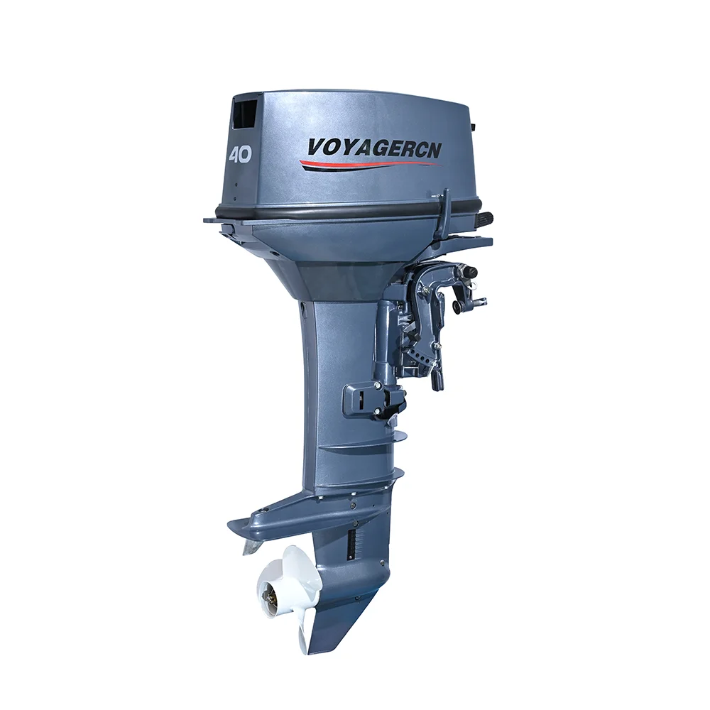 40HP Outboard Motor with 703cc Displacement and 24L Tank for Powerful Performance and Long Range Cruising