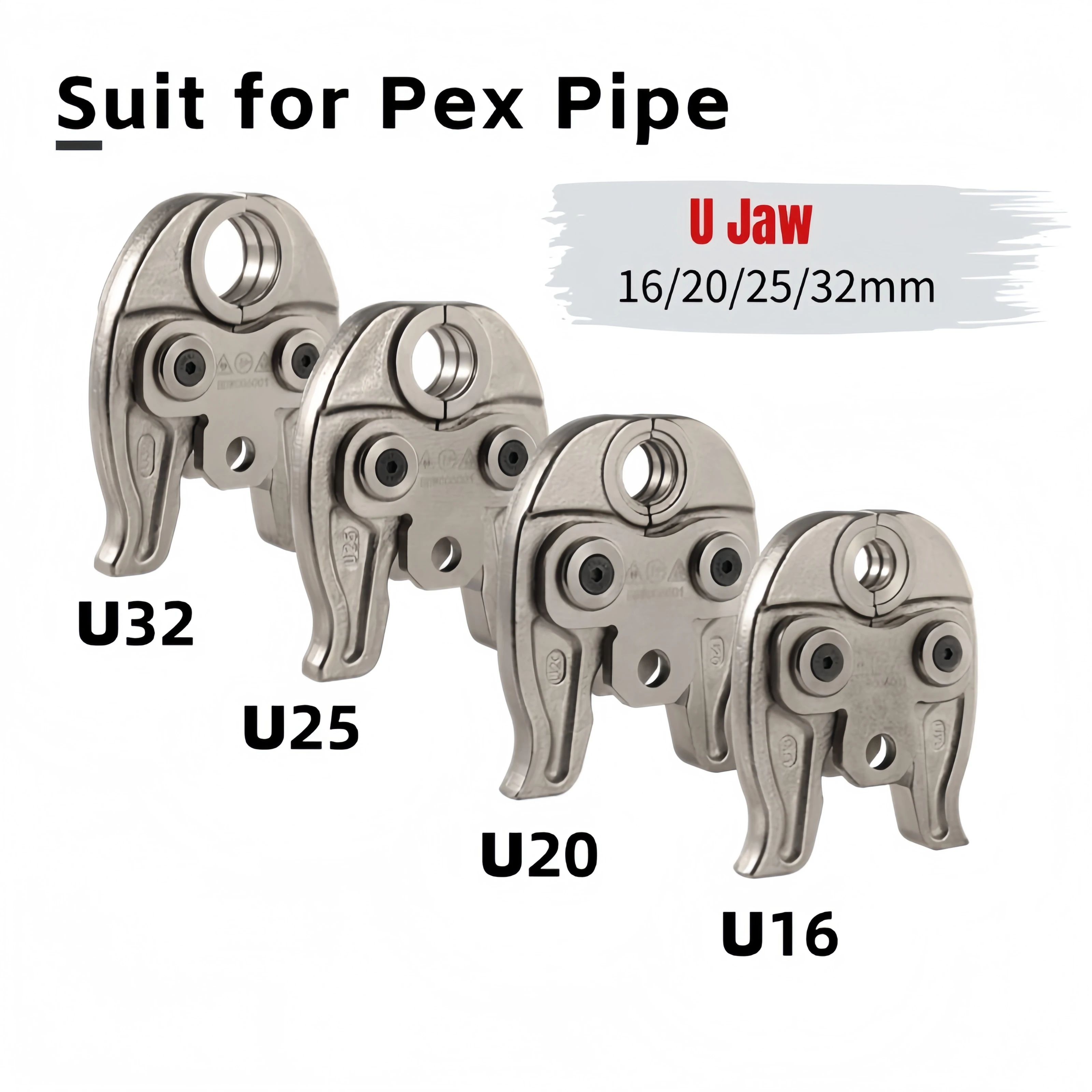 اللاسلكي HVAC المكشكش Pex أنبوب تركيبات أداة تجعيد الأنابيب الهيدروليكية مع ProPress Jaw U 16-32 مللي متر لتركيب السباكة