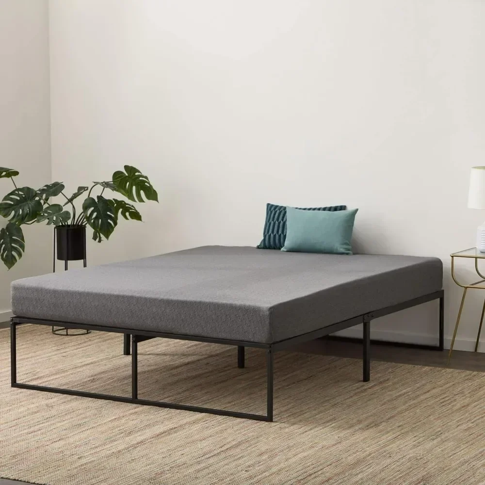 8 Inch Gel and Bamboo-Charcoal Memory Foam Mattress,Contemporary Frame,create the perfect balance of support and comfort