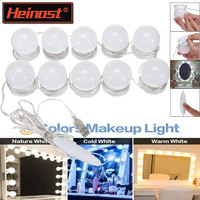 Mirror Light Bulbs Vanity Light USB Power Bathroom Dressing Table Lighting Dimmable LED Vanity Light For Makeup Mirror LED Light