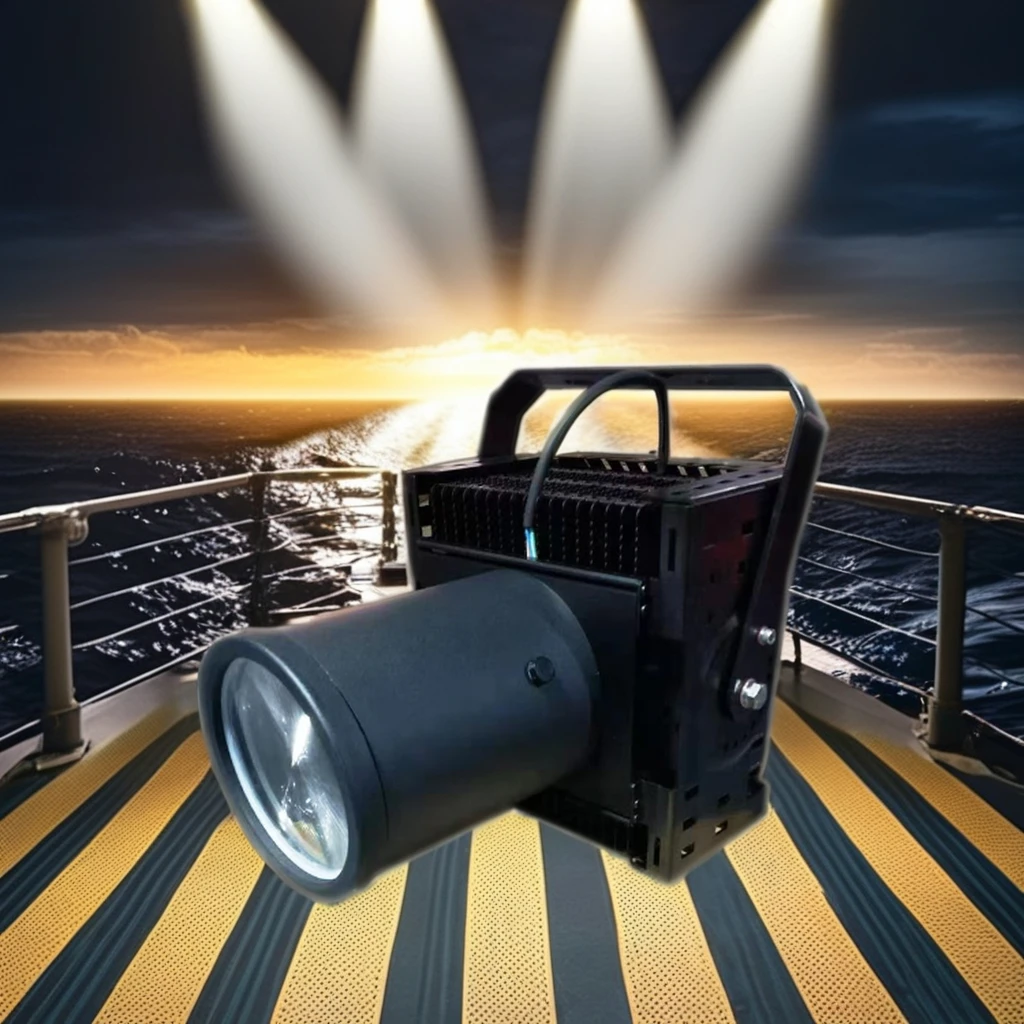 

800W 1000W 3000W Boat Power Auto Rotation Security Rotating Ocean Manual Full Rescue Commercial Marine Search Light For Hunting