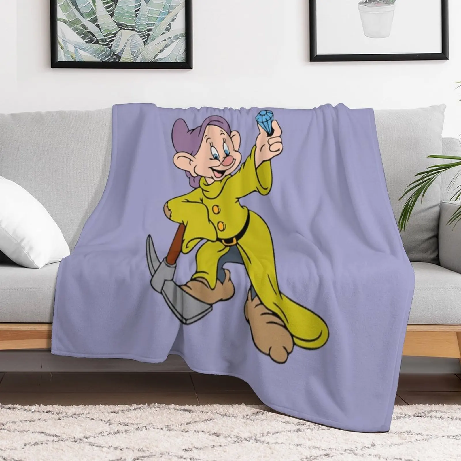 Dopey Svg Snow White Svg Dwarf Dopey Svg Seven Throw Blanket Luxury St Designers Blankets For Bed Soft Big Blankets