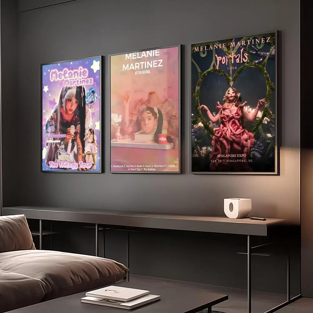 Singer M-melanie Martinez Poster Reteo Wall Art Aesthetic Room Decor Print Living Room Bedroom Home Decoration