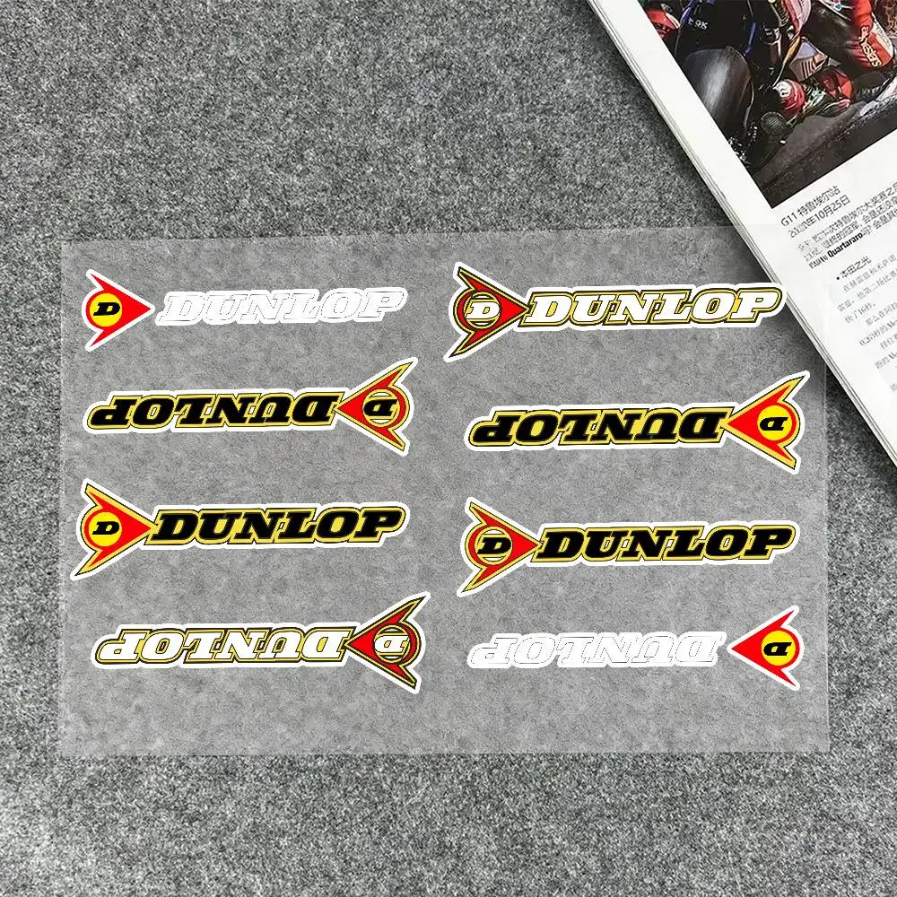 

1pc Stickers For Dunlop Moto Sticker Auto Body Bumper Windows Motorcycle Laptop Walls Vinyl Decal Car Tuning Accessories
