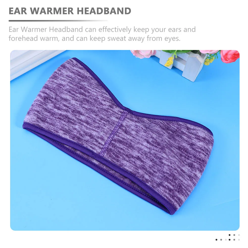 

2Pcs Ear Warmer Headband Winter Warm Sports Headband Non-Slip Stretchy Breathable for Running Cycling Hiking Ear Protector