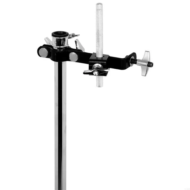 Cowbell Stand حامل رعاة البقر مقطع Cowbell مقطع تصاعد مشبك Hoop مثبتة Cowbell المشبك القابل للتعديل cowbell mount المشبك A70D