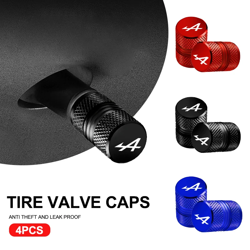 

Car Wheel Tire Valve Caps Tyre Stem Covers Airdust Waterproof For Alpine A290 GTS A110 Espace Austral Duster Lodgy Spring Koleos