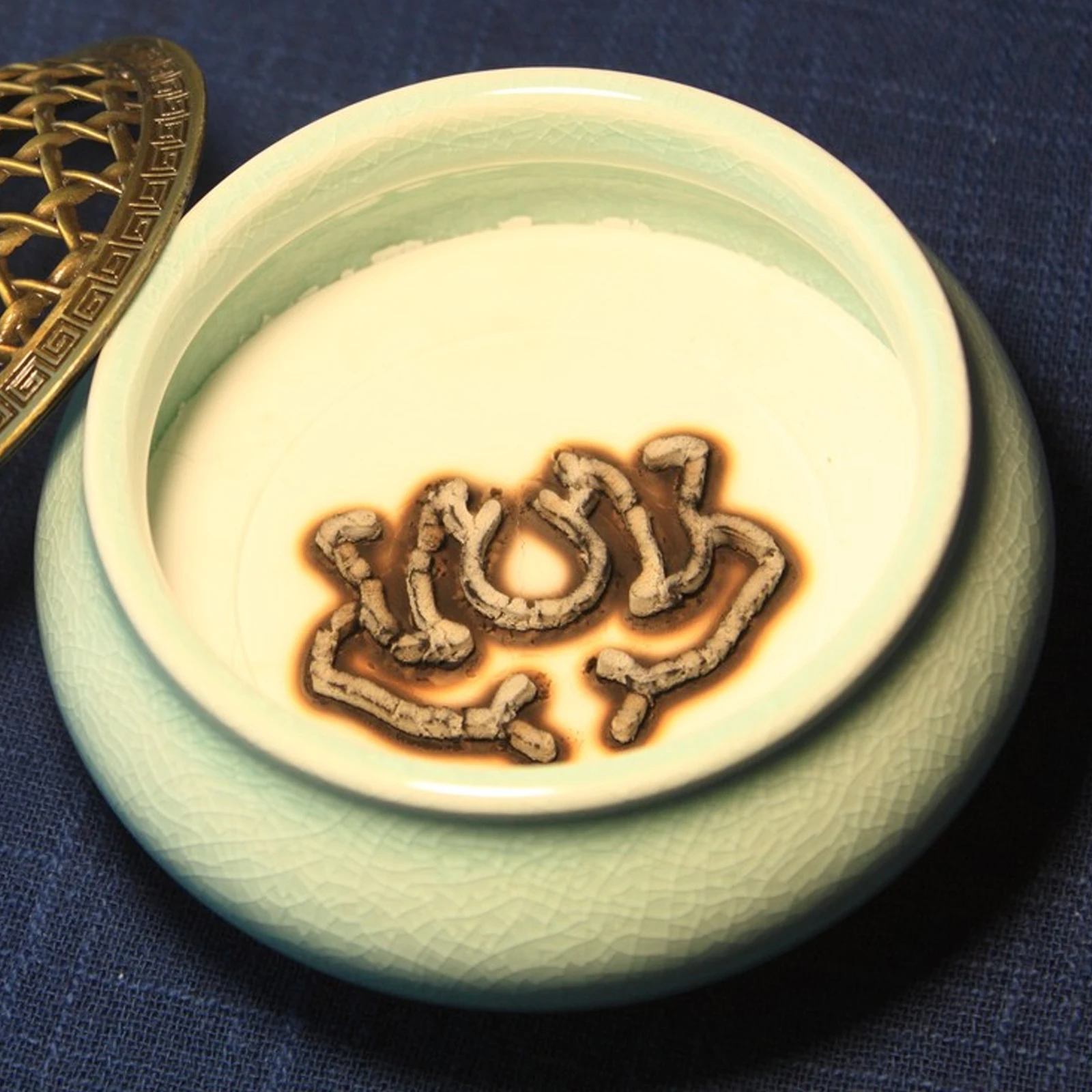 

Incense Burner Decorative Zen Garden Smudge Bowl Ceremony Supplies Fine Texture Longlasting Easy Shaping Traditional