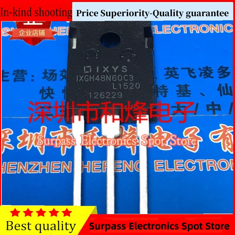 

5PCS-10PCS IXGH48N60C3 TO-247 MOS 600V 48A Imported Best Quality In Stock Fast Shipping Quick Delivery