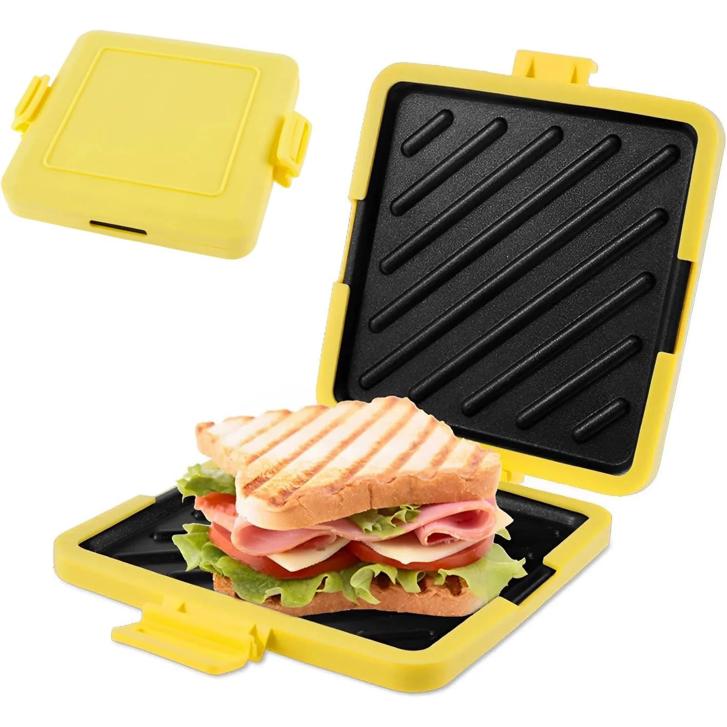 YYWAVLET Factory spot grensoverschrijdende hot selling magnetron sandwich toast ontbijtmachine geschikt voor magnetron