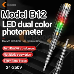 B01 B09 B12 B14 B16 Electricity Test Pen Circuit Detector Breaks Zero Fire Wire Sense Recognition Multifunctional Screwdriver