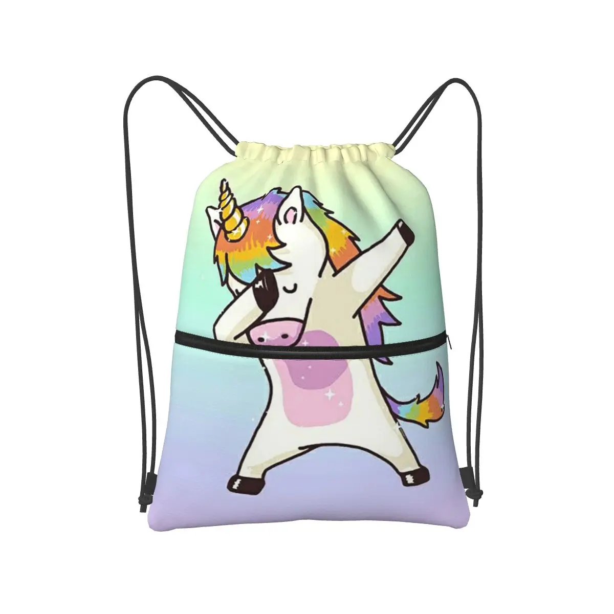 

Adley Unicorns Kids Backpacks Multi-function Drawstring Bags Storage Bag Book Bags for Travel Students