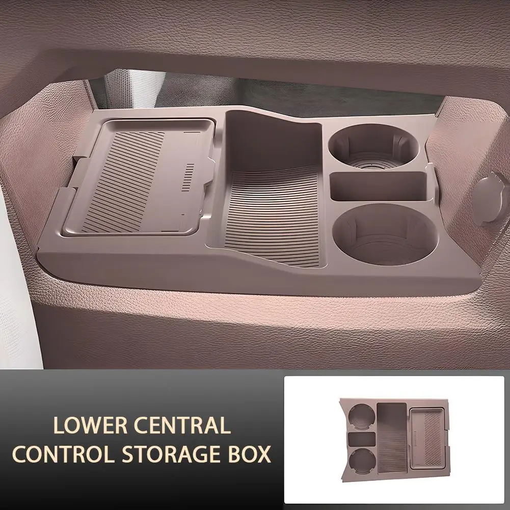 

Нижний ящик для хранения центральной консоли для Chery Tiggo 9 и Tiggo 8L CSH PHEV 2025 2026, органайзер для салона автомобиля, лоток для автоаксессуаров