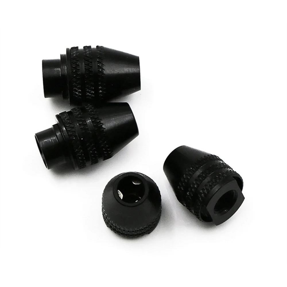 Mini portabrocas Universal sin llave, adaptador de brocas para herramientas rotativas Dremel, 4 tamaños, 0,3-3,2mm, accesorios para grabador