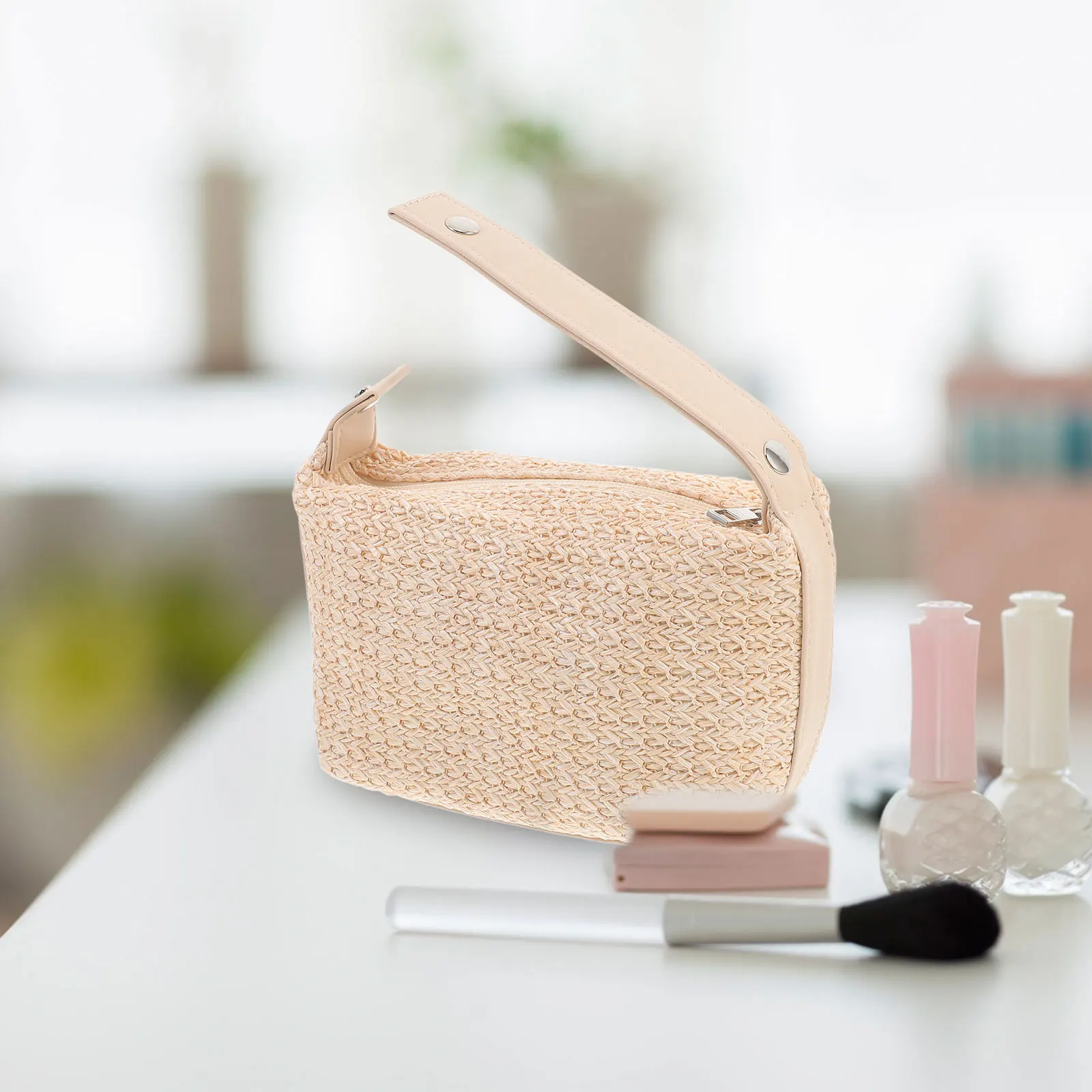 

Large Capacity Wash Bag Holder Travel Outdoor Makeup Organizer Handbag Portable Toiletries Storage Solution