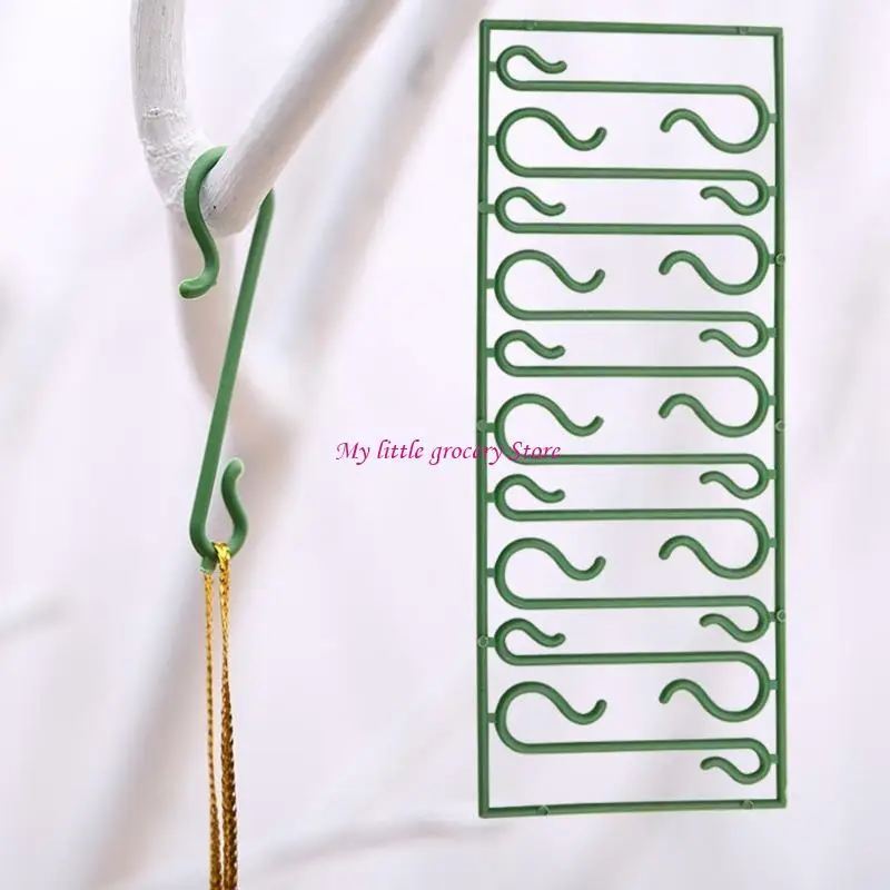 100Pcs Christmas Ornament Hooks S-shaped Wire Hook Hangers Hanging Jewelry DIY D5BD