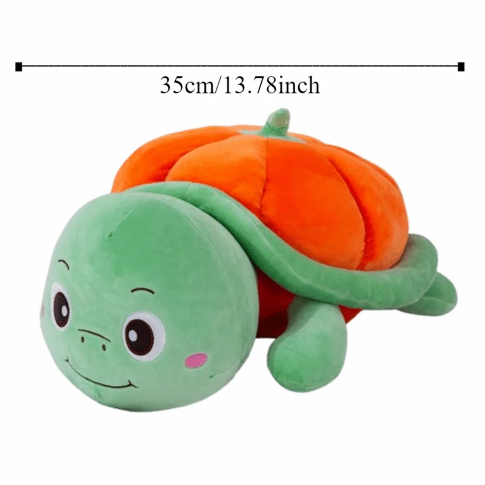 ตุ๊กตาเต่าฟูฟ่องรูปฟักทองสำหรับเด็ก ของสะสมน่ารัก ของขวัญสำหรับเด็ก