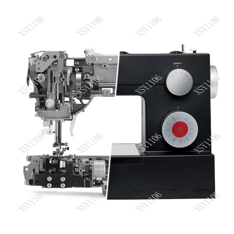 Multifunctional Electric Sewing Machine Heavy Duty Overlock Desktop Sewing Tool for Household