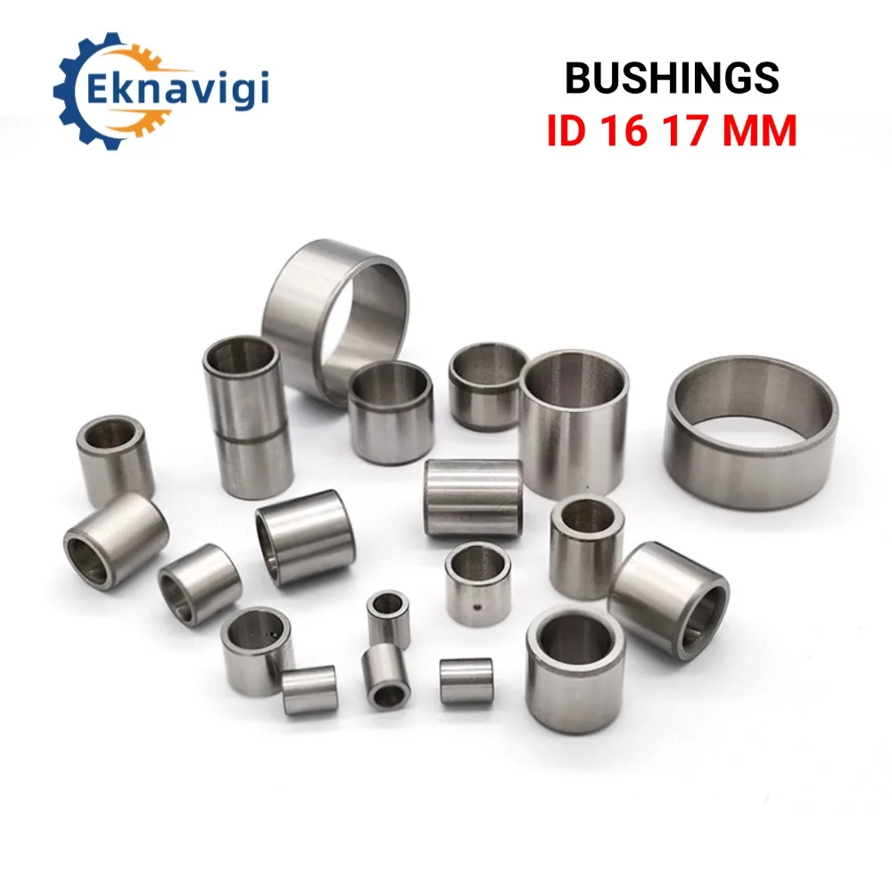 1PCS Inner Diameter 16 17 MM Wear-resistant Steel Sleeve GCR15 Bearing Steel Drill Sleeve Machinery Multi Purpose Bushing