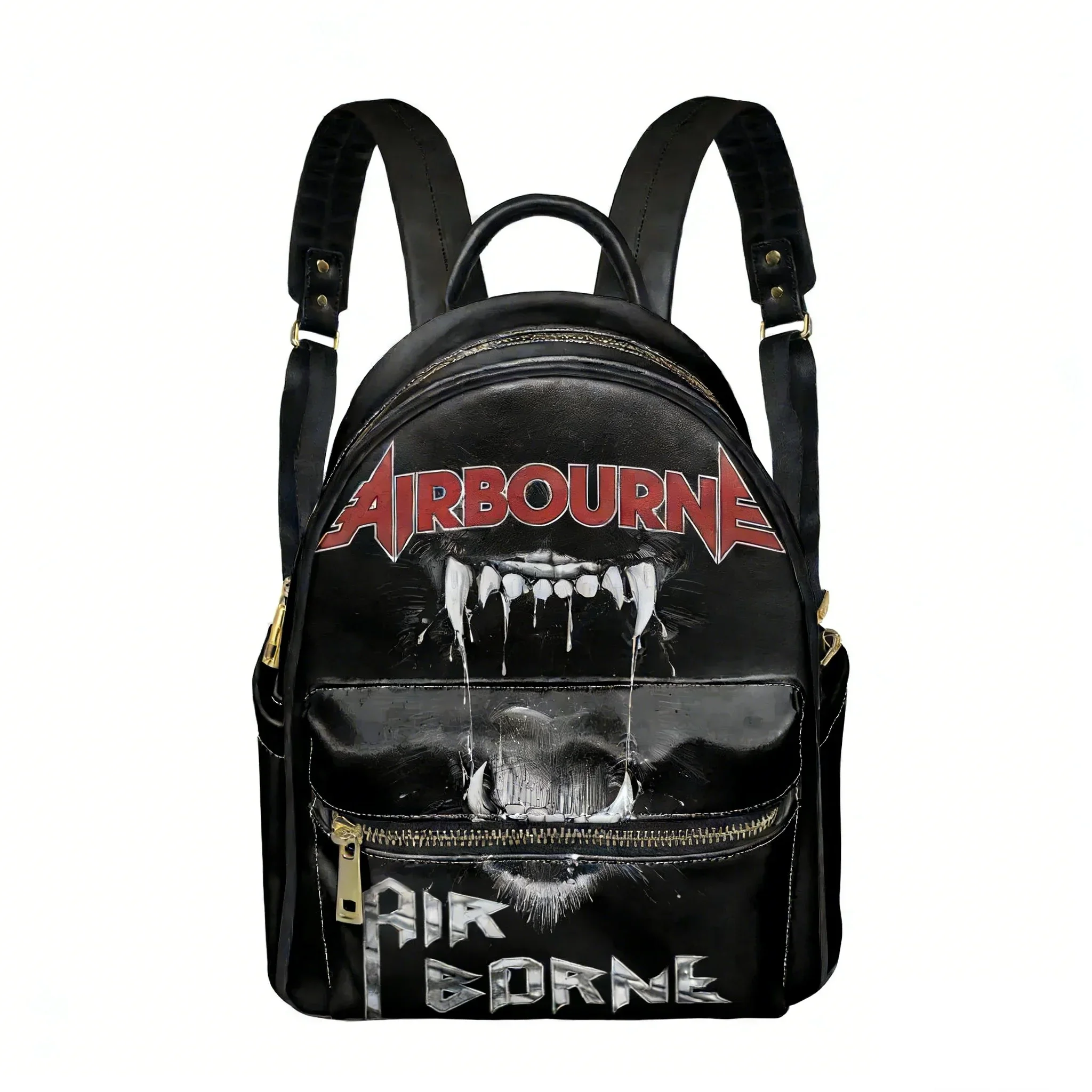 

Рюкзак Airbourne Australian Rock Band для женщин и мужчин, персонализированная сумка на два плеча, деловая дорожная сумка, рюкзак для книг, подарочный рюкзак, повседневный рюкзак